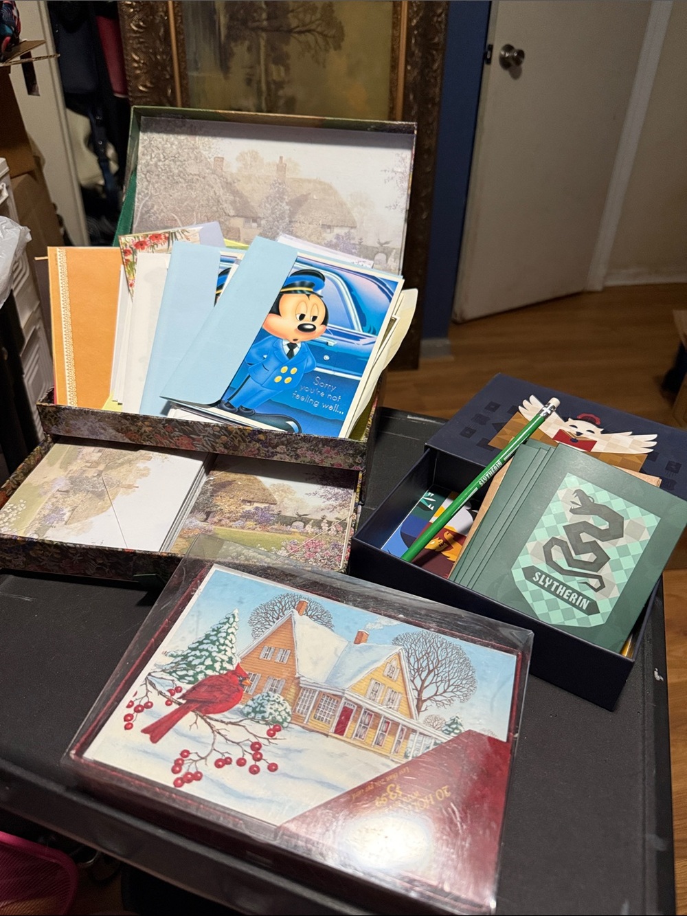 Harry Potter, Disney, Christmas Assorted Cards and Other Items.
